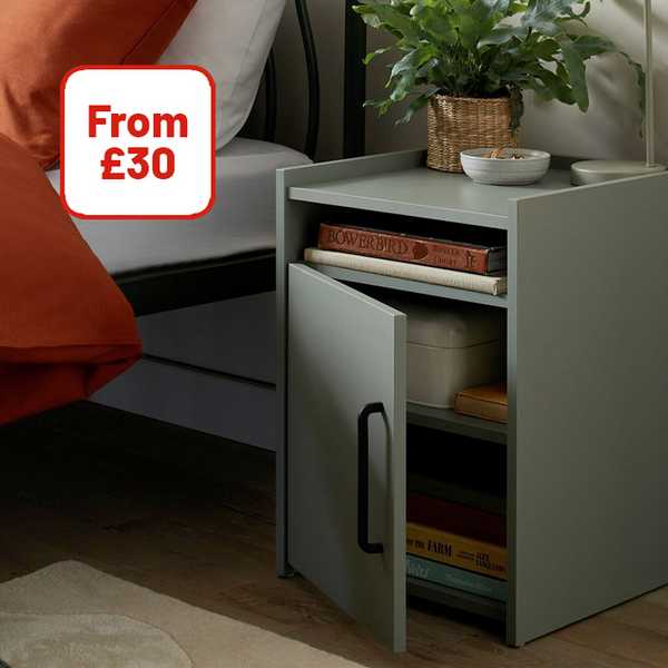 Bedside tables from £30.